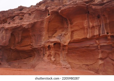 Red Rocks Texture Of Petra Jordan