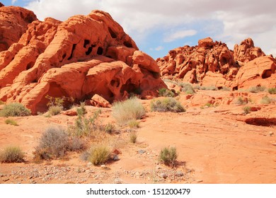 Red Rocks In Valley Of Fire, Nevada