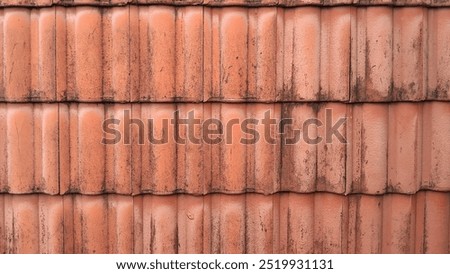 Similar – Image, Stock Photo Corrugated tiles in red-brown on the tiled roof of an old building on the grounds of the industrial museum in the Lage brickworks in the province near Detmold in East Westphalia-Lippe