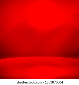 
Red Room 3D Bright Abstract Red Blurred Background