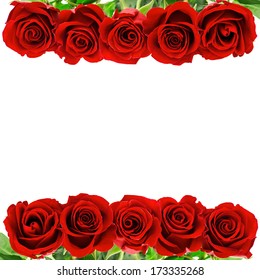 Red Roses Borders And Frames