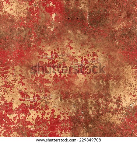 Red Rusted Paint Texture
