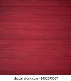 Red And Rustic Shiplap Wooden Boards That Lay Horizontal But The Crop Is Slightly Vertical.  Useful As Background For Christmas Or Valentine's Day Designs.