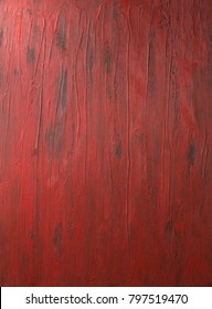 Red Rustic Wooden Background.