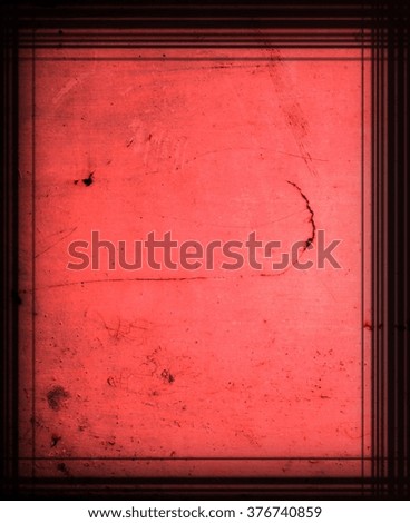 Similar – Wall with layers of red, orange and white paint weathered by the sun