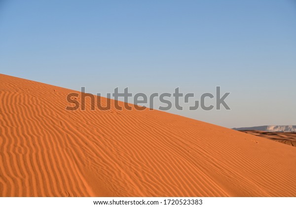 Red Sand Arabian Desert Mountain Top Stock Photo 1720523383 | Shutterstock