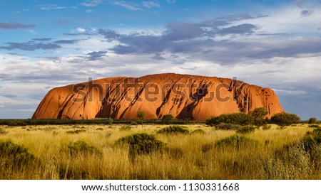 A red sandstone rock in Australia