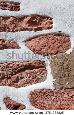 Red Sandstone Wall Texture – Rustic Rodeno Stone Background