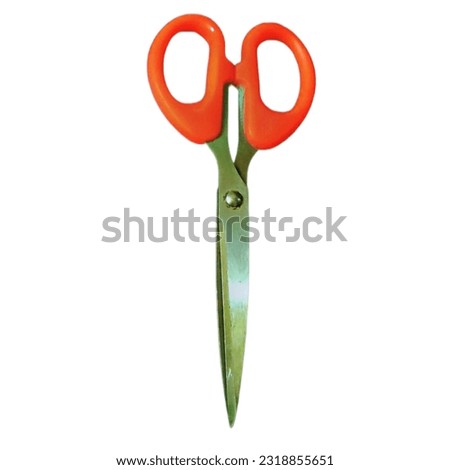 Red scissor single with white background scissors icon png