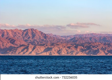 Red Sea Rocky Coastline In Saudi Arabia