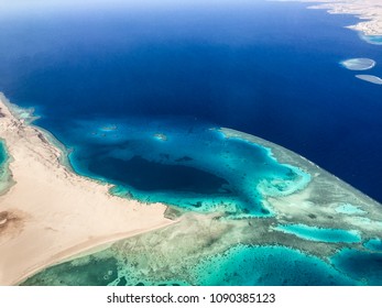 Red Sea View From The Plane