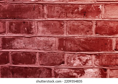 Red Seamless Color Brickwall Background