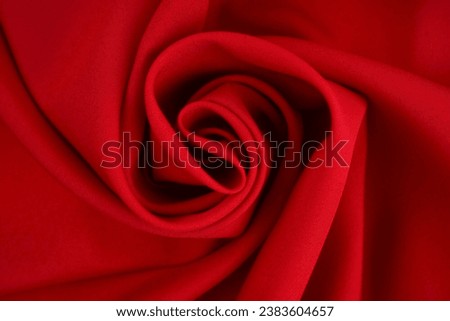 Red silk cloth texture and background