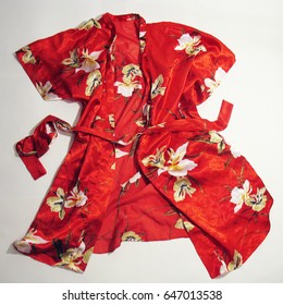 Red Silk Robe