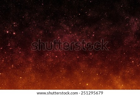 Red Sky - Elements of this Image Furnished by NASA