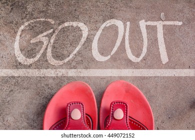 red slippers