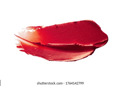 Red Smeard Lipstick Background Texture Smudge