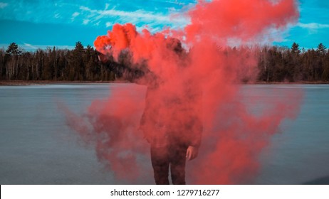 Red Smoke Bombs