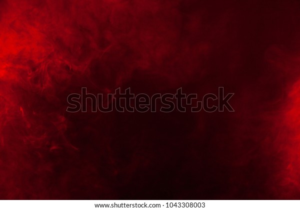 Red Smoke Flame Texture On Black Stock Photo (Edit Now) 1043308003