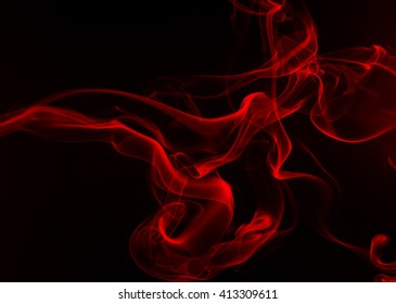 Red Smoke Abstract On Black Background Stock Photo 324238676 | Shutterstock