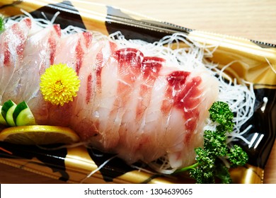 red snapper sashimi