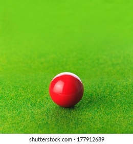 Red Snooker Ball