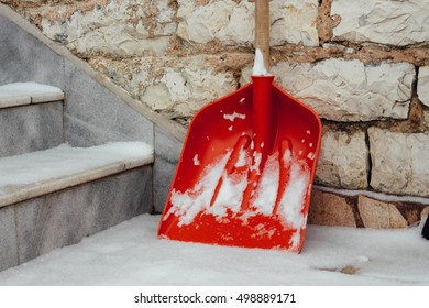 Red Snow Shovel