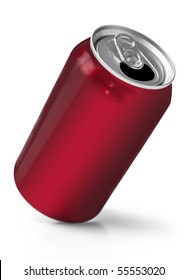 Red Soft Drink Can