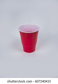 Red Solo Cup On White Background