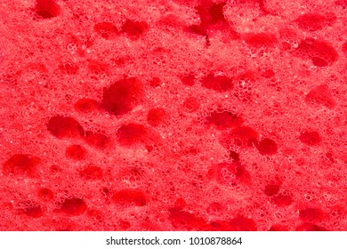 red sponge texture. red sponge background, close up