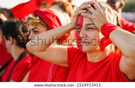 Similar – Image, Stock Photo Colour fans (green and so on)