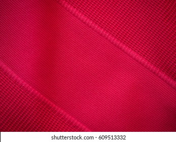 Red Sports Clothing Fabric Jersey Texture