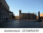 Red Square and Rainier View at the University of Washington