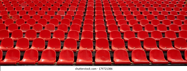 Red Stadium Seats 