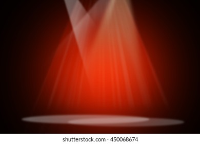 Red stage background
