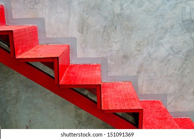 red stair - Powered by Shutterstock