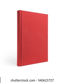 Red Standing Book Isolated