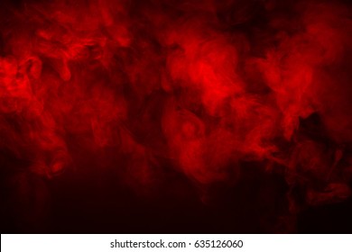 Red Steam on black
