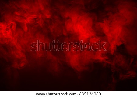 Red Steam on black