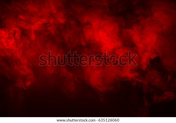 Red Steam On Black Stock Photo (Edit Now) 635126060