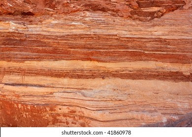 Red Striped Rock Texture