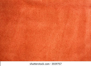 Red Suede Leather Fabric Background Pattern