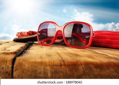 Red Sunglasses 