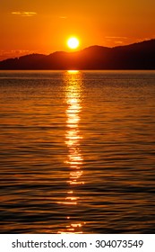 red sunset