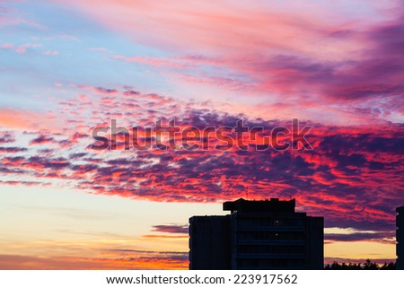 Red sunset