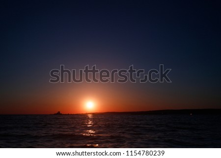 Similar – Image, Stock Photo Norwegian Sunset Norway