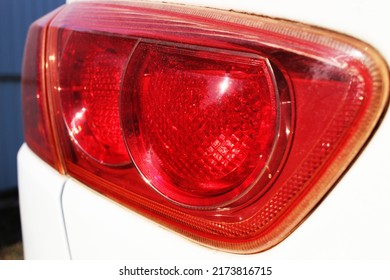 Red Taillight From The Car