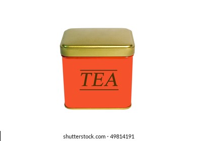  Red Tea Tin