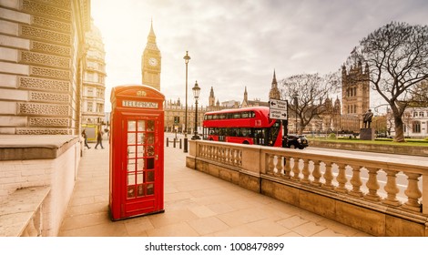 Red Telephone Booth in London