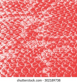 red textile background as imitation of snake skin pattern - Shutterstock ID 302189738